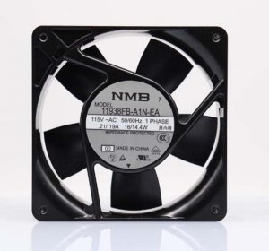 Nmb 12CM 11938FB-A1N-EA 115Vac 16/14.4W 2 Pins Heat Dissipation Fan 120x38mm