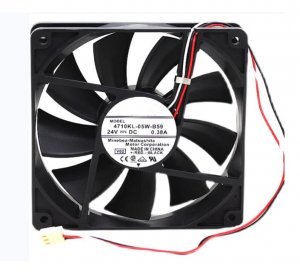 NMB 120mm 4710KL-05W-B59 24V 0.38A  3 Wires Inverter Cooling Fan 120x25mm