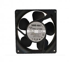 NMB 120x120x38mm 4715MS-12T-B40 A00 12cm 115V AC 50/60Hz 1Phase 15/13W 4715MS-12T-B40-A00 AC Fan