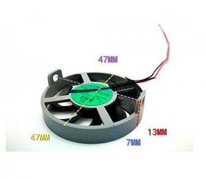 AD04712HX079100 12V 0.15A 1.8W 8100RPM 45.5dBA 2Wire Notebook CPU Cooler Fan