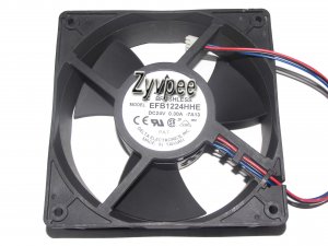 Delta 12038 12CM EFB1224HHE 24V 0.30A 3Wire 3Pins Case Fan