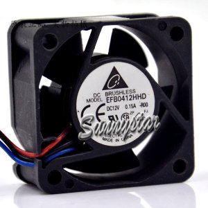 Delta 4CM 4020 EFB0412HHD 9.43CFM DC12V 0.15A 3 Wires  Case Fan