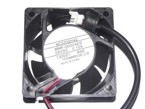 Melco 6CM NC5332H42 MMF-06F24ES RNF 24V 0.1A 2 Wires Cooler Fan