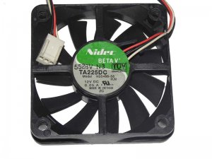 NIDEC 6015 60*15mm H35466-58 12V 0.05A 3 Wires 3 Pins Case Fan 6CM CPU cooler