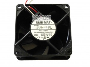 NMB 7025 7CM 2810KL-04W-B39 P51 12V 0.19A 3 Wires 3 Pins Case Fan