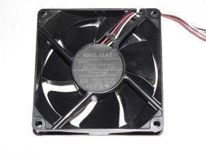 NMB 8025 8CM 3110KL-04W-B49 E52 12V 0.26A 3 Wires 3 Pins Case Fan