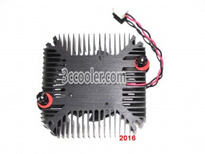 VGA Fan 55*55*14mm with heatsink 2 Wires 2 Pins