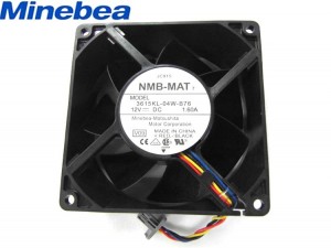 Original 92*38mm NMB 3615KL-04W-B76 12V 1.60A 4 Wires 4 Pins Inverter DC Axial Fan