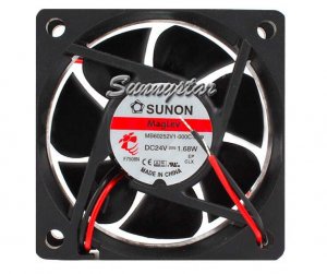 SUNON 6025 MB60252V1-000C-A99 24V 1.68W 2Wire 6cm Inverter Fan