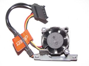 T&T 2510L03B NF1 3.3V 0.18A 3 Wires Cooling fan with metal bracket and light