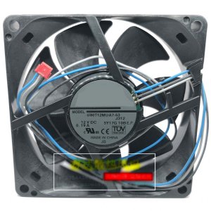 Nidec 80MM 12V 0.19A U80T12MUA7-53 8CM 3 Wires Projector Cooling Fan 80x25MM