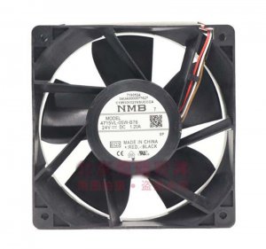 Zyvpee 4715VL-05W-B76 EQ3 3AUA0000077627 ACS880 24V 1.2A 4 Wires Converter Cooling Fan