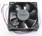 ADDA 80*25MM AD0812XB257B04 12V 0.45A 4 wires 8cm case fan